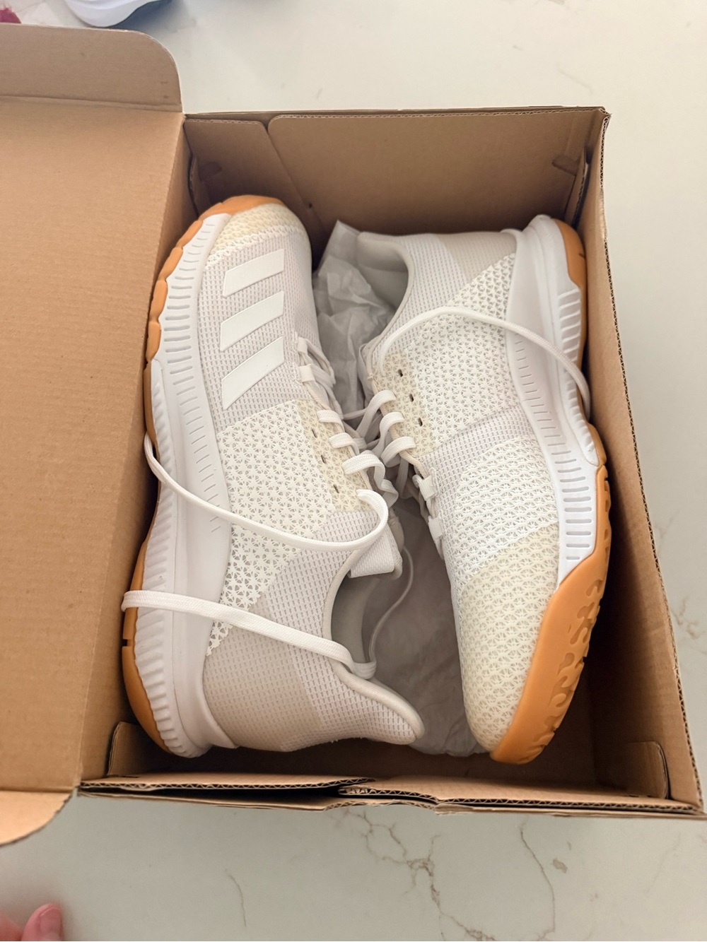 adidas Crazyflight Bounce 3 White with Gum